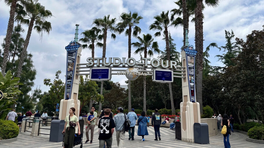Entrada do tour, que é uma das atrações exclusivas da Universal Studios Hollywood