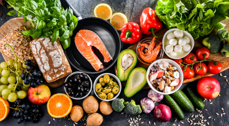 Muitos dos nutrientes identificados no estudo estão presentes na dieta mediterrânea
