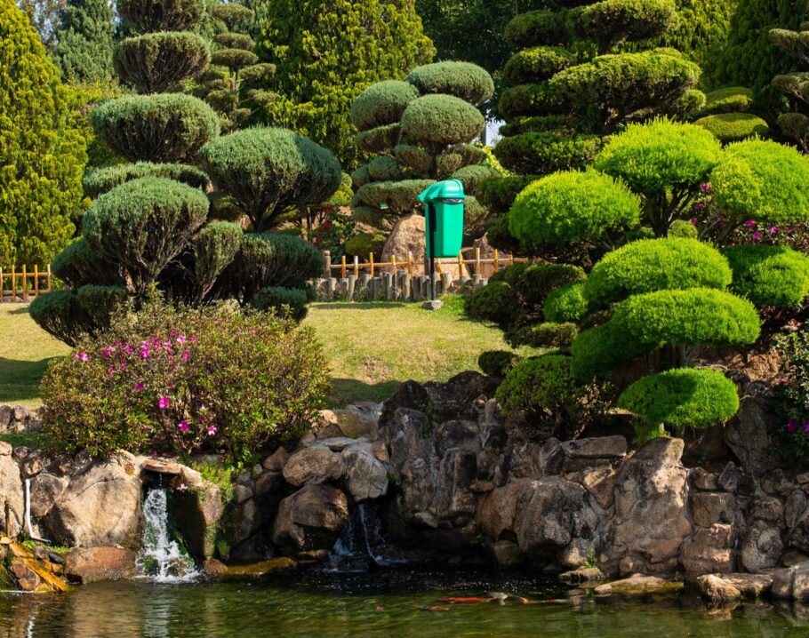 O Jardim Japonês é apenas uma das diversas atrações que o Parque Maeda oferece