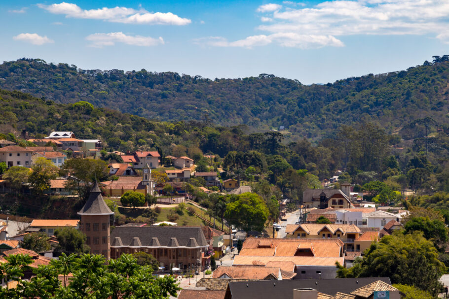 Vista do Mirante em Santo Antônio do Pinhal