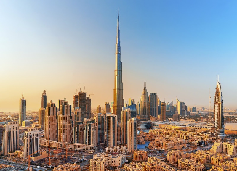 Dubai, nos Emirados Árabes Unidos, é o ponto de partida do roteiro pelo golfo Arábico