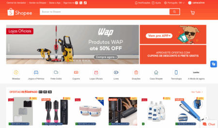 A Shopee Brasil é uma empresa de compras online líder de mercado em Singapura, Malásia, Tailândia, Taiwan, Indonésia, Vietnã e Filipinas