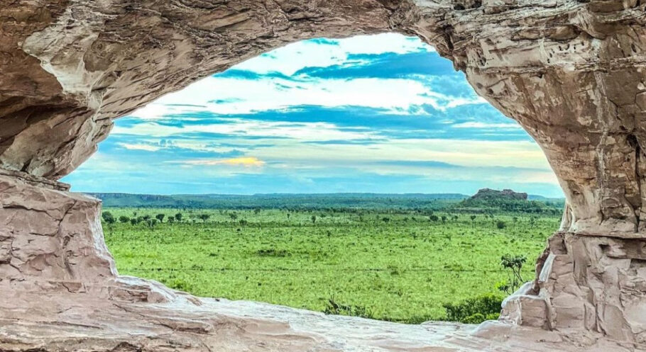 A Pedra Furada, em Ponte Alta do Tocantins, é um dos atrativos do Jalapão