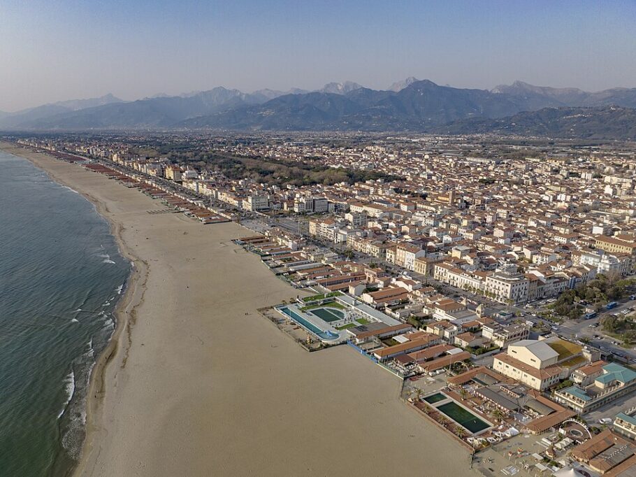 Vista da cidade de Viareggio