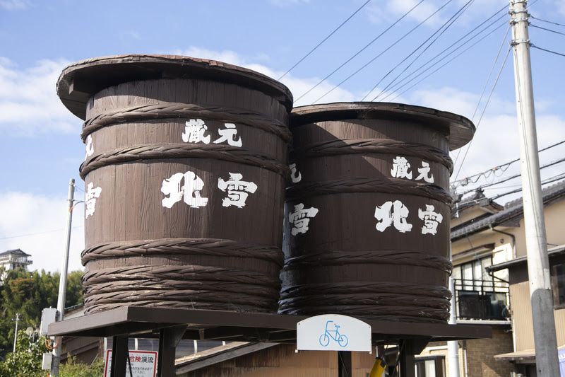 Fábrica de saquê em Niigata, na costa oeste do Japão