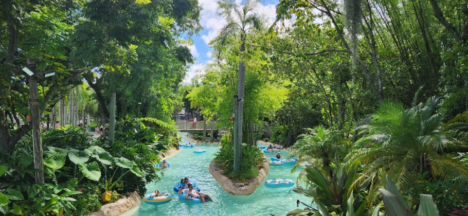 Typhoon Lagoon tem muita área verde