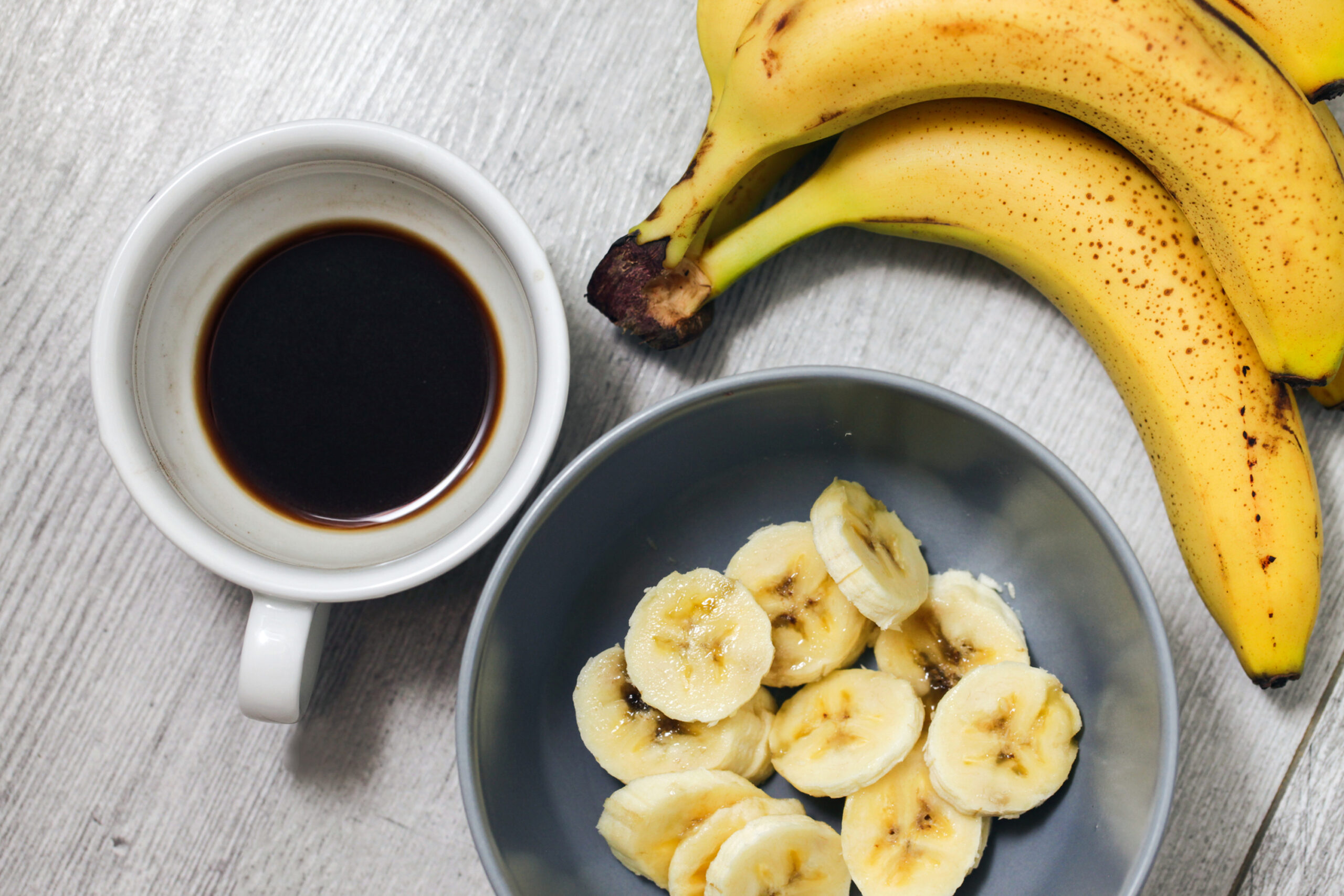 A mistura de café com banana tem ganhado popularidade