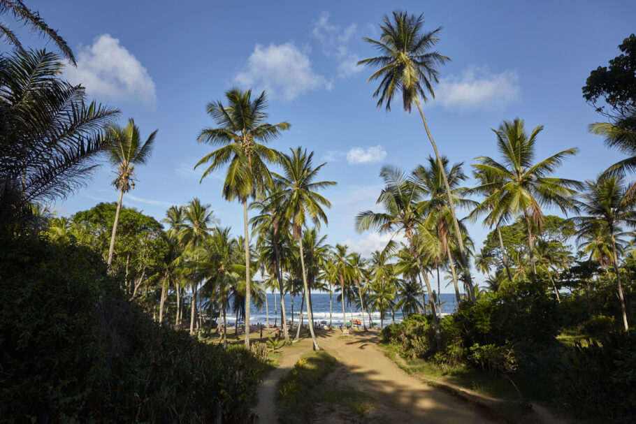 Praia do Resende em Itacaré, Sul da Bahia, Brasil