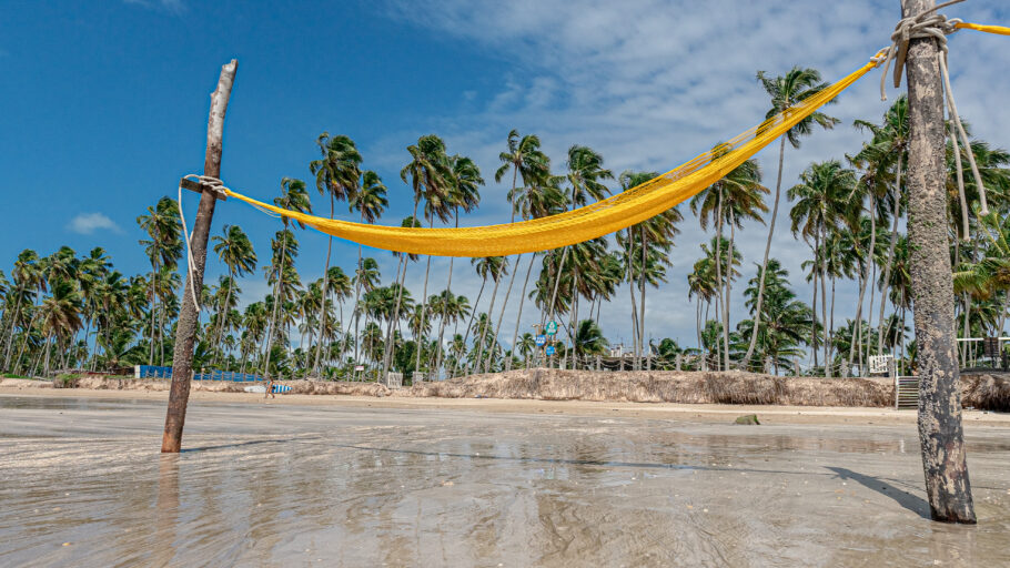 Praia de Ipioca, no litoral norte de Alagoas