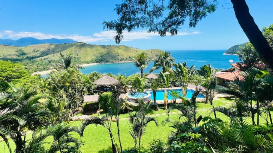 O Ilha de Toque Toque Eco Hotel fica em São Sebastião, no litoral norte de SP