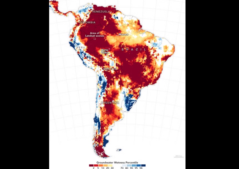 70% de área queimada no Brasil, em 2024, foi de vegetação nativa – Earth Observatory/NASA