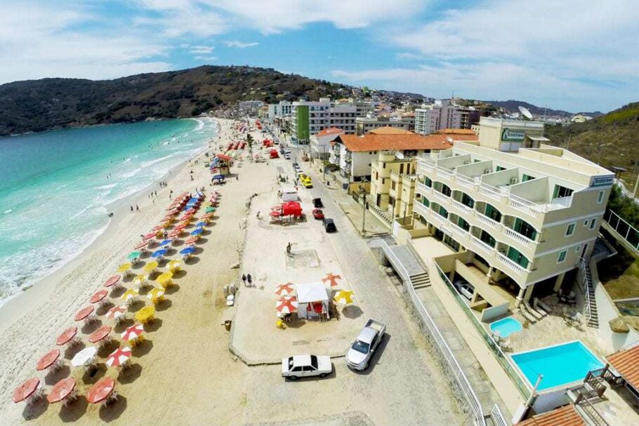 Vista do Ocean View Hotel, em Arraial do Cabo