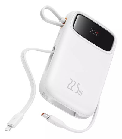 O Power Bank Baseus 20000mah 22.5w Display Digital Turbo está com desconto de 33% no Mercado Livre, custando R$267,33