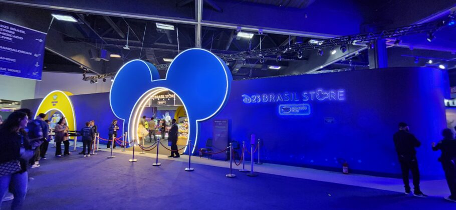 Mega loja da Disney na D23 Brasil