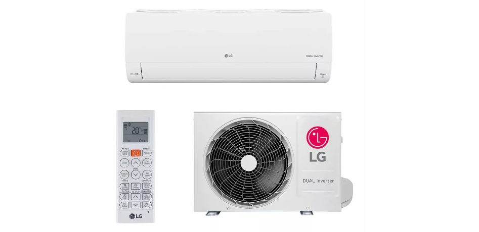 O Ar-Condicionado LG Dual Inverter Voice 12k F 220v sai por R$2.649