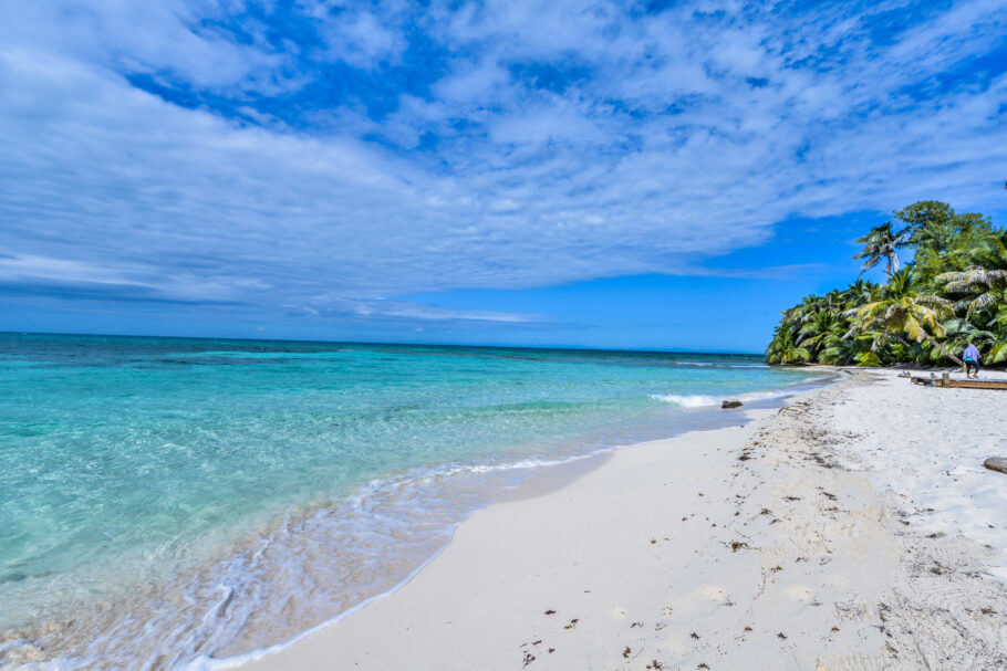 Uma das praias da Península de Placencia