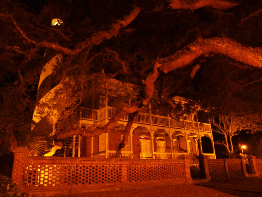 Uma das casas assombradas do Ghost Tour de St.Augustine