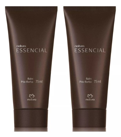 O kit Essencial com duas unidades de balm pós barba custa R$48,96