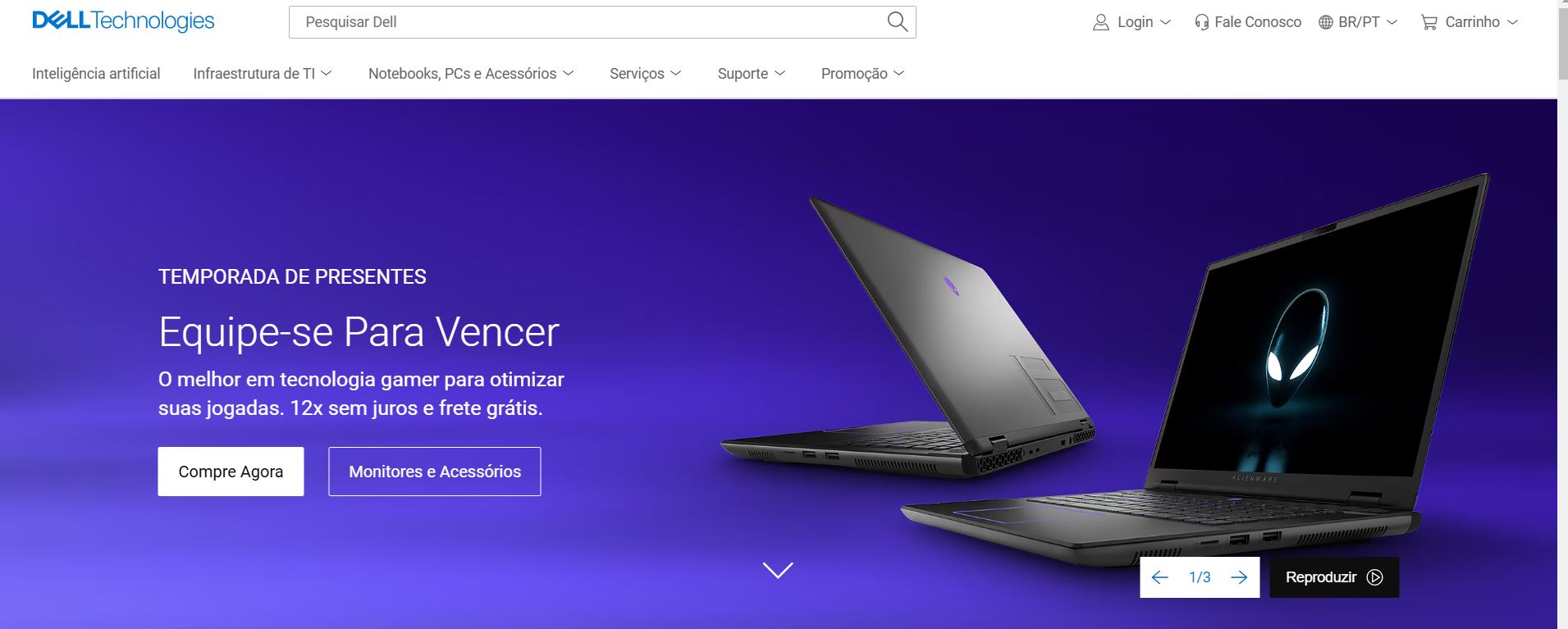 A Liquidação da Dell está com preços imperdíveis pra notebooks e desktops de várias linhas!