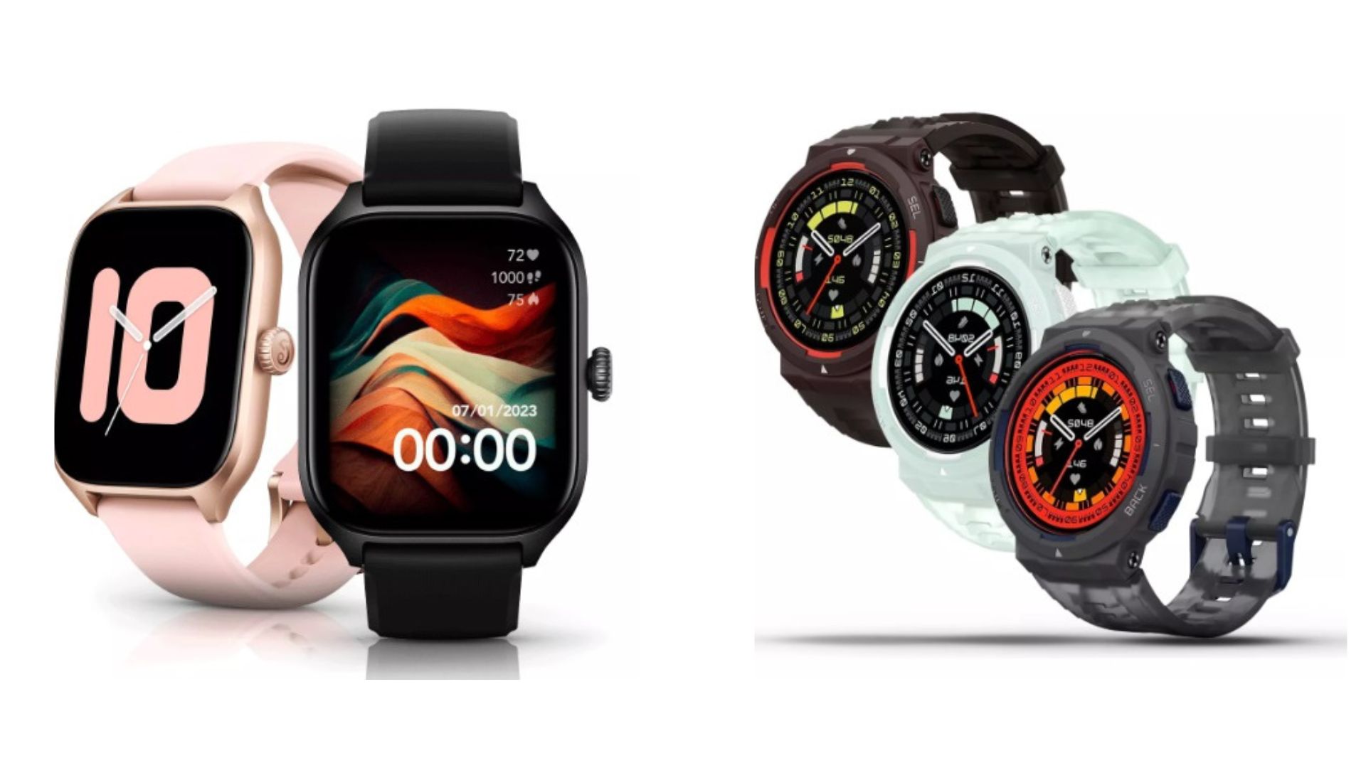 São vários smartwatches da Amazfit em promoção!