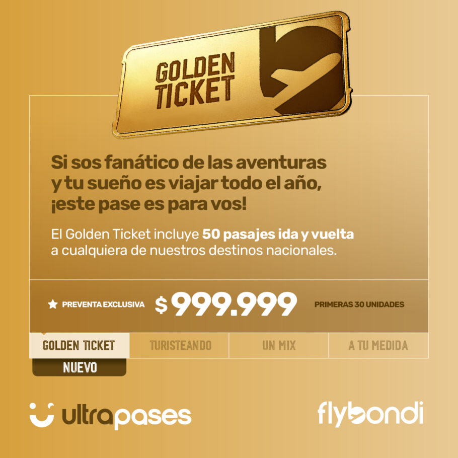 Segundo a Flybondi, a economia nas viagens pode chegar até 60% como o Ultra Passes