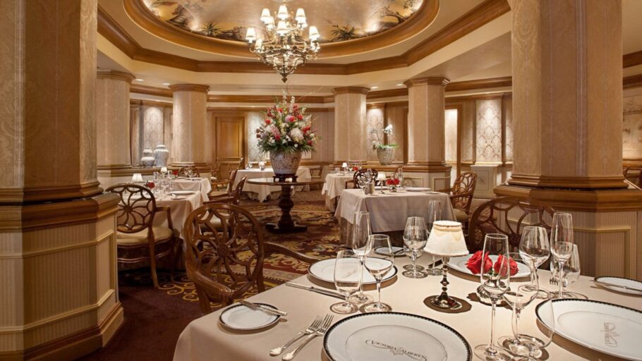 Interior do Victoria & Albert’s, 1º restaurante da Disney a receber uma estrela Michelin