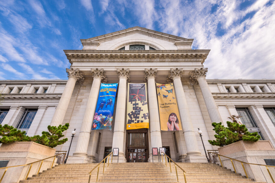 Fachada do Museu Nacional de História Natural , em Washington DC,