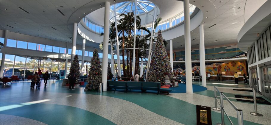 Decoração de Natal no hotel Cabana Bay