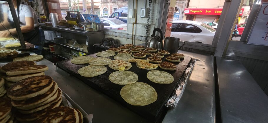 As gorditas de nata e os tacos de cochipecho