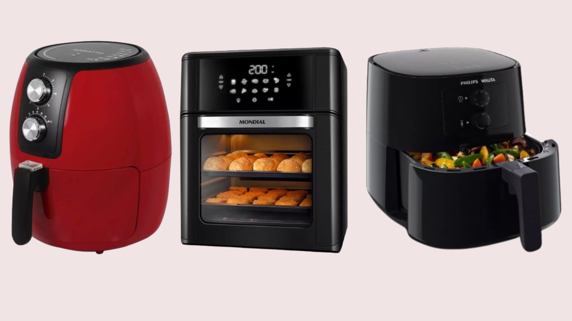 Aproveite os descontos em vários modelos de air fryer no Mercado Livre!