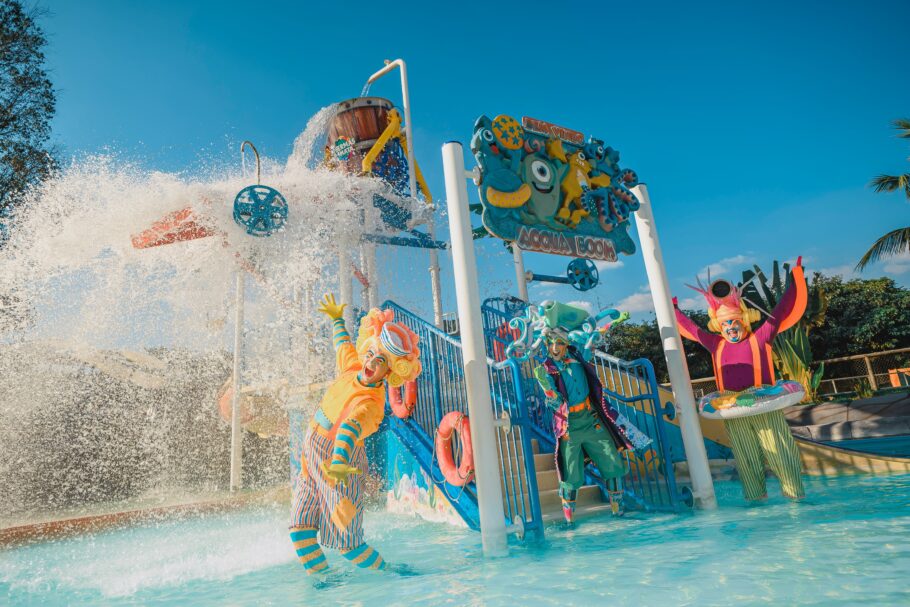 O Beach Kids  é uma das áreas do parque aquático Thermas da Mata, em Cotia