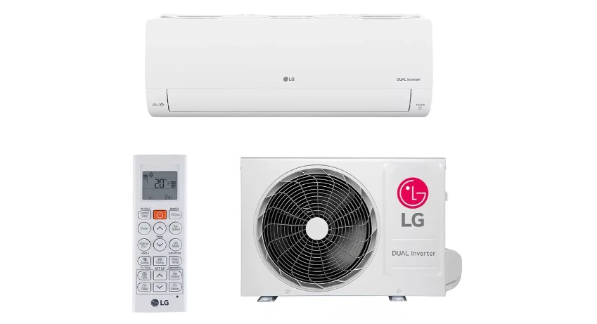 O ar-condicionado LG Dual Inverter Voice 9.000 Btus Frio 220v R-32 sai por R$2.551