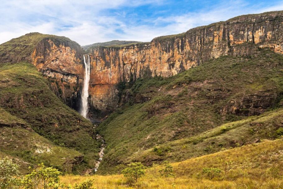 Cachoeira do Tabuleiro, em Conceição do Mato Dentro