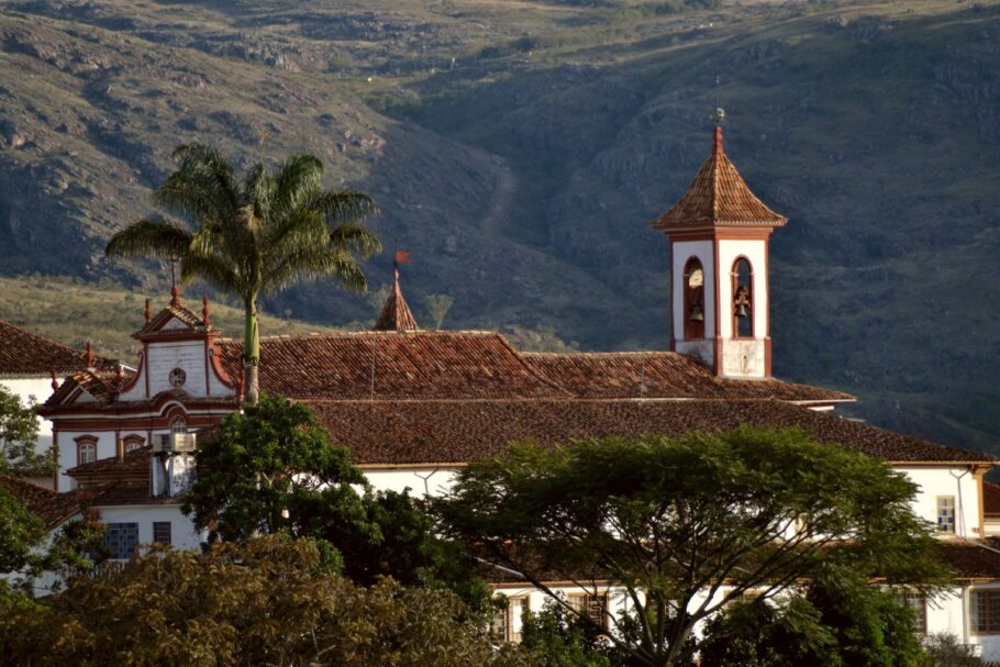 O centro histórico de Diamantina é bem preservado e repleto de construções coloniais