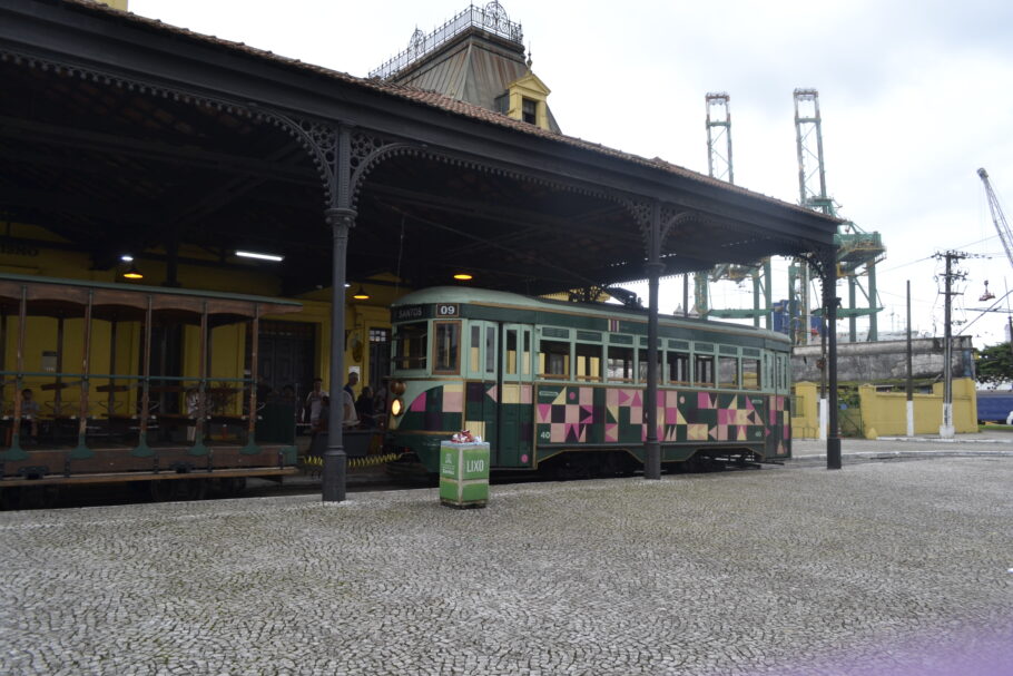 Estação de partida do Bonde Turístico de Santos