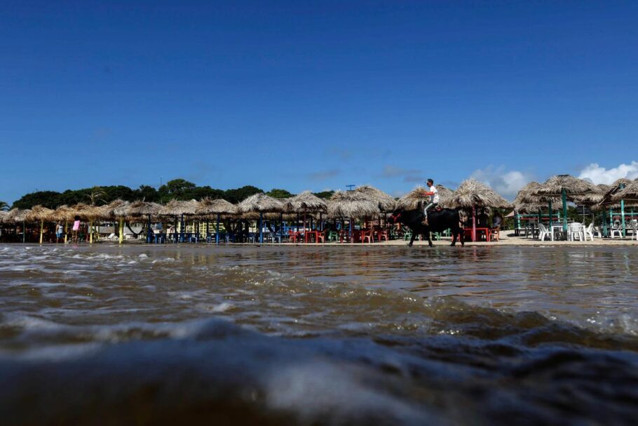 A Ilha de Marajó oferece praias de água doce e salgada