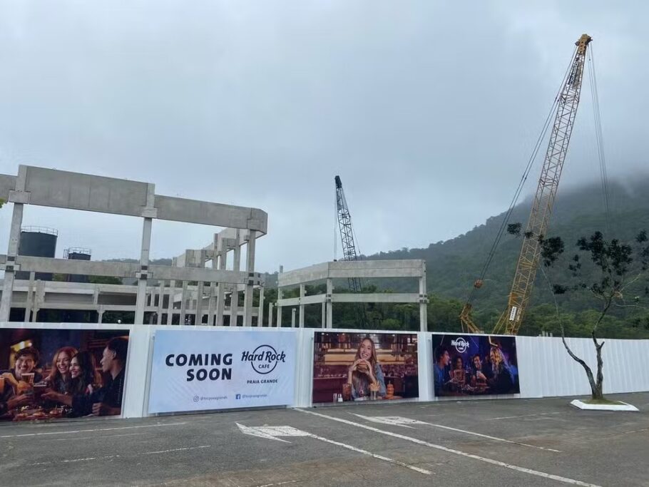 A unidade Hard Rock Cafe será instalada no Litoral Plaza Shopping, em Praia Grande