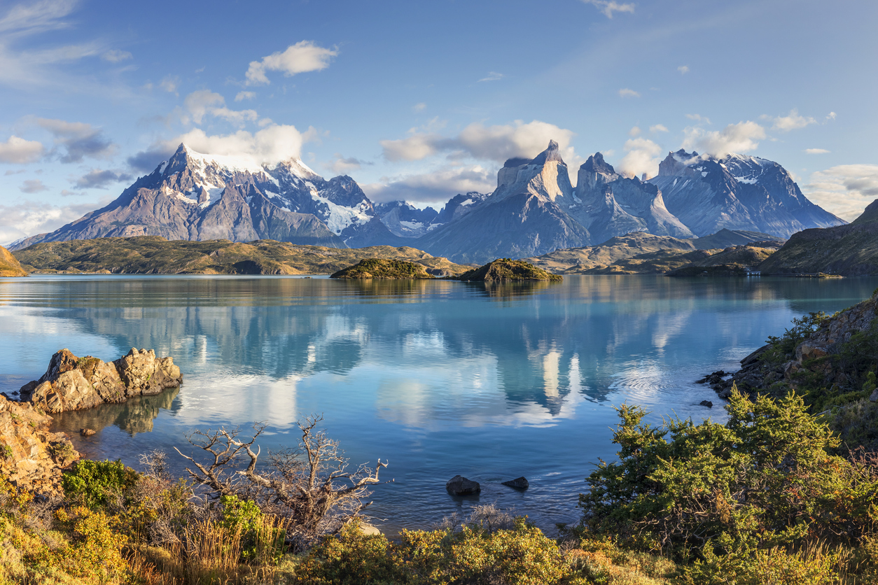 O majestoso parque Torres del Paine encanta com suas montanhas, lagos e glaciares