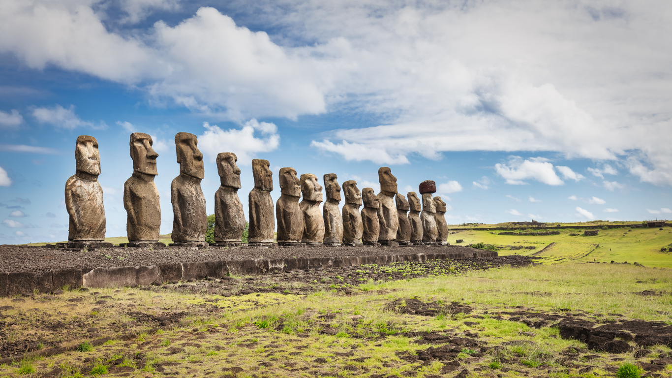 A misteriosa Ilha de Páscoa e seus enigmáticos moais, um convite à aventura e à história