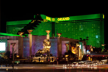 O MGM Grand Las Vegas está na lista de maiores hotéis do mundo com 6852 quartos.