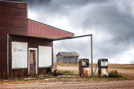 Localizado em Bastrop, no Texas, o posto de gasolina foi palco do clássico O Massacre da Serra Elétrica, de 1974.