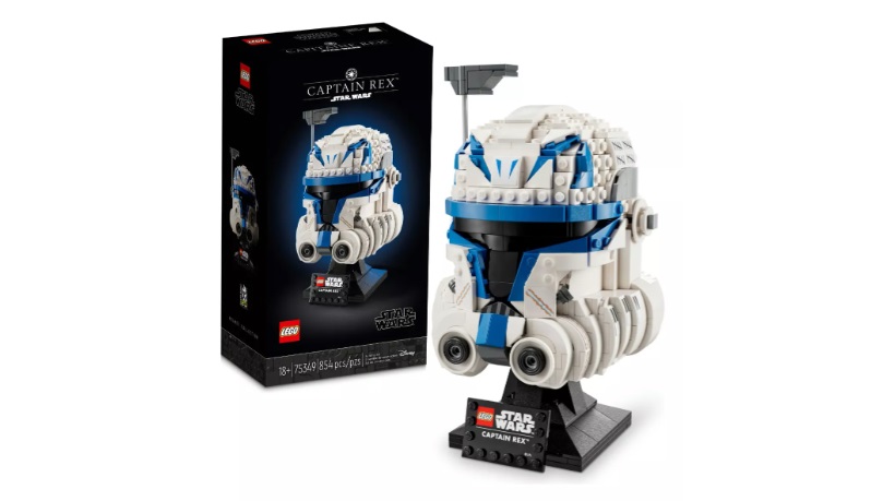 O kit Lego Capacete Do Capitão Rex sai por R$339,04