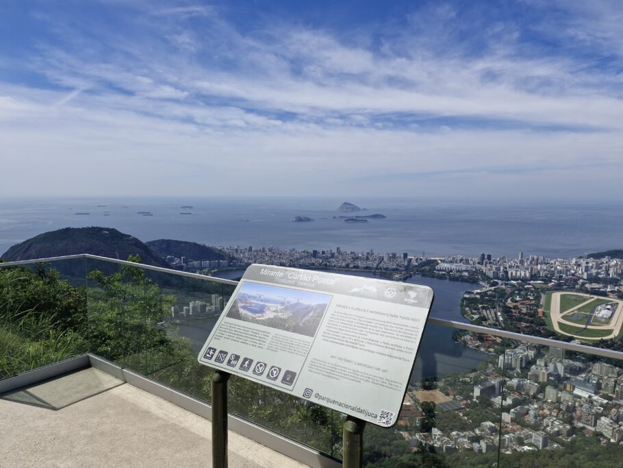 Vista panorâmica do mirante Cartão Postal