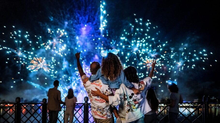 Queima de fogos no Epcot