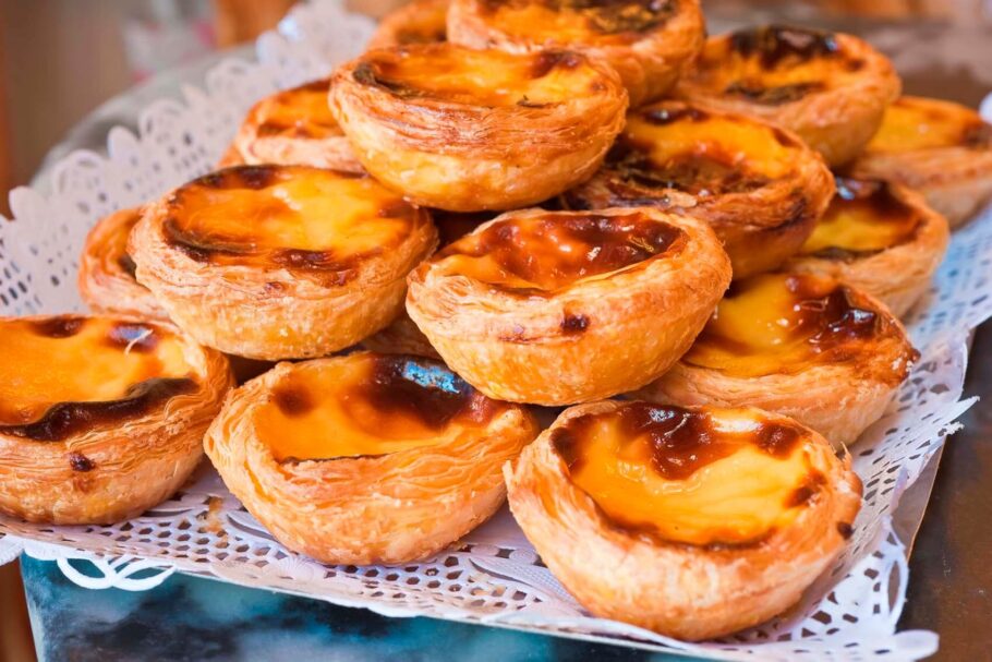 O famoso Pastel de Nata, uma das iguarias da gastronomia portuguesa