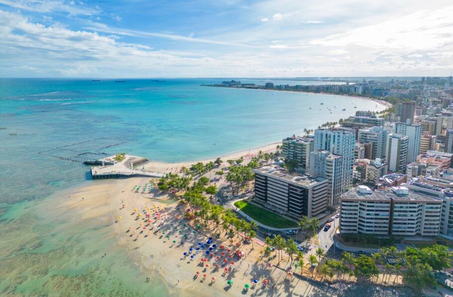 Praia da Ponta Verde, na capital alagoana