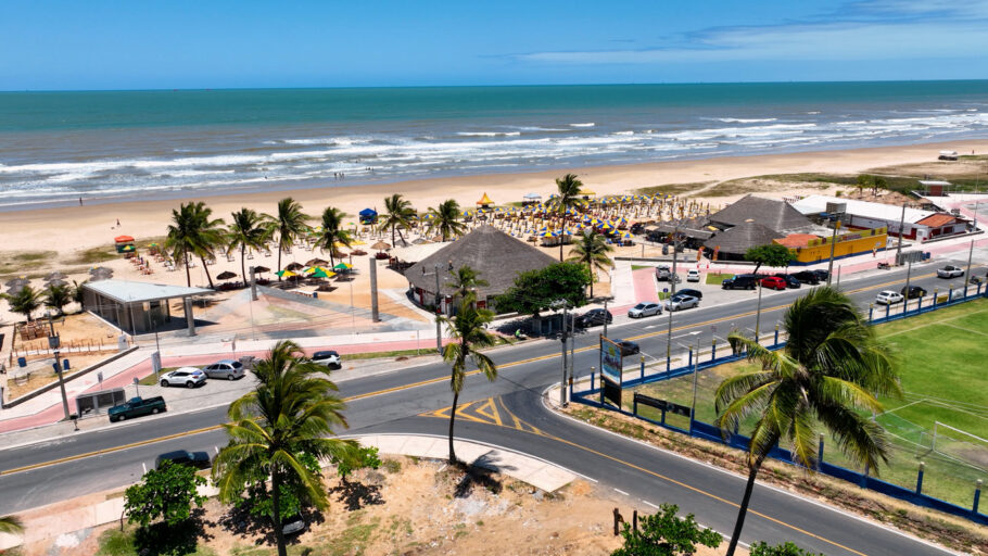 Vista da praia de Aruana, na capital Aracaju