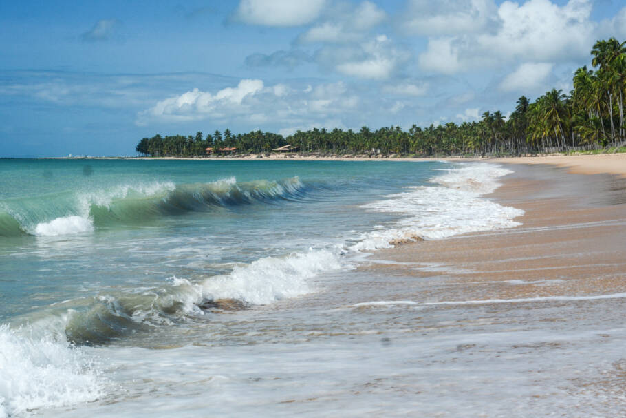 A praia de Ipioca fica no litoral norte de Alagoas