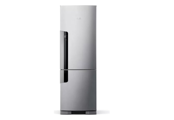 O refrigerador Consul Duplex na cor Inox sai por R$3.652