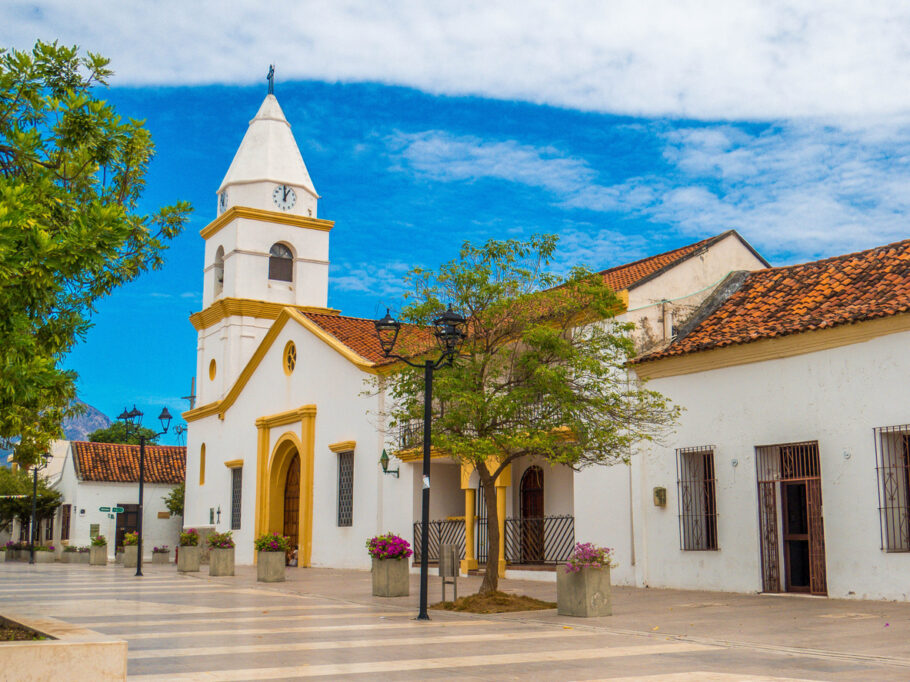 Centro de Valledupar, capital do departamento de Cesar